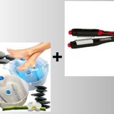 Set Cadita Bubble Massage + Placa creponat parul